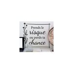 Sticker de porte un risque et une chance