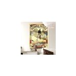 Sticker vintage poster bicyclette