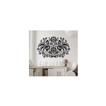 Sticker poules entoures de fleurs