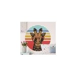 Sticker retro girafe hipster