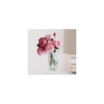 Sticker roses et vase cristal