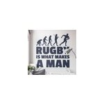 Sticker rugby is what makes a man