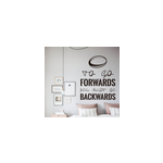 Sticker rugby texte to go forwards