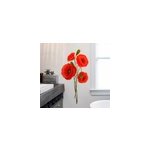 Sticker salle de bain fleurs de coquelicot