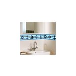 Sticker salle de bain - frise tapisserie murale nautique