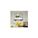 Sticker salle de bain zen