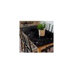 Sticker salle  manger marbre noir pour table