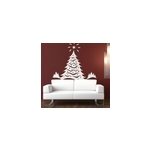Sticker sapin de no�l silhouette