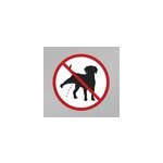 Sticker signal�tique pipi de chien