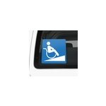 Sticker signalétique rampe handicapé Sticker signalétique rampe handicapé
