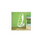 Sticker silhouette wind surf planche voile