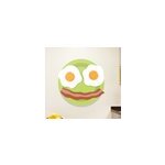 Sticker smiley sourire nourriture