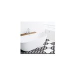 Sticker carrelage noir et blanc