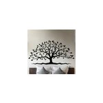 Sticker mural salon zen arbre de vie monocolore