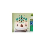 Sticker tête de lit enfant château garçon Sticker tête de lit enfant château garçon
