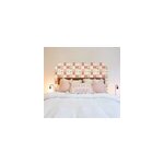 Sticker t�te de lit motif g�om�trique pastel