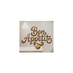 Sticker texte bon apptit