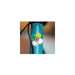 Sticker v�lo 4 maillots de cyclisme et cercle