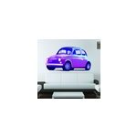 Sticker vintage fiat 500 classique