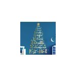 Sticker vitre noel sapin magnifique moderne