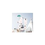 Sticker vitre ours polaire de no�l