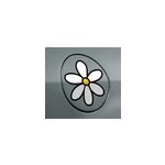 Sticker voiture dessin fleur