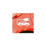 Sticker voiture voiture �l�ctrique logo
