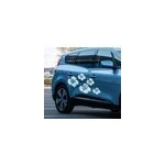 Sticker voiture fleurs d'hibiscus