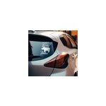 Sticker voiture je suis une licorne dodue