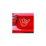 Sticker voiture main cool monocolore