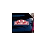 Autocollant voiture personnalis� num�ro rallye monte - carlo