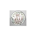 Sticker voiture see you soon eucalyptus