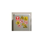 Sticker voyage tiquette d'avertissement sur les bagages