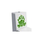 Sticker wc masque  gaz