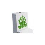 Sticker wc masque  gaz