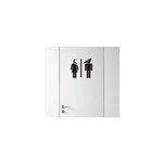 Sticker porte wc homme et femme bitelchus