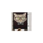 Store amusant chat avec des lunettes