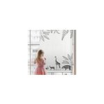 Stores pour enfants fronti�re d'animaux et d'arbres de safari