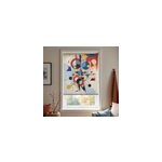 Store enrouleur bande dessine peinture gomtrique