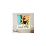 Store enrouleur pour chambre ado fille pop art faisant taire