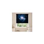 Store enrouleur pour chambre ado galaxie spirale cosmique