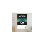 Store enrouleur chambre enfant chaussures football avec nom