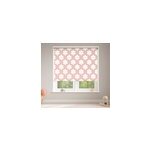 Store enrouleur pour chambre enfant motif de marguerites blanches