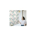 Stores enrouleurs formes irr�guli�res abstraites et fond blanc