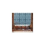 Stores enrouleurs motif bleu provincial franais