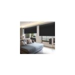 Store enrouleur occultant uni noir