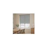 Store enrouleur salle � manger motif � rayures grises