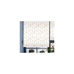 Store enrouleur salon moderne octogones