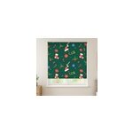 Store enrouleur salon motif de pain d'�pices du p�re no�l