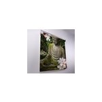 Store enrouleur salon zen avec statue de bouddha